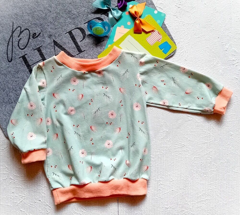 Baby Pullover SOMMERWIND in Gr. 74 Baby Pullover SOMMERWIND in Gr. 74