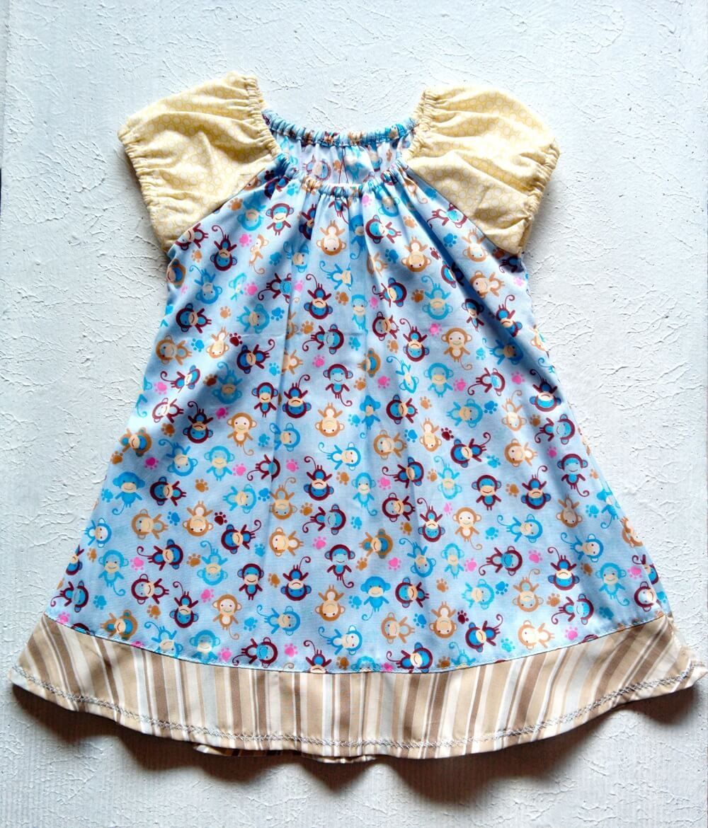 Baby Sommerkleid AFFENPARTY in Gr. 74/80
