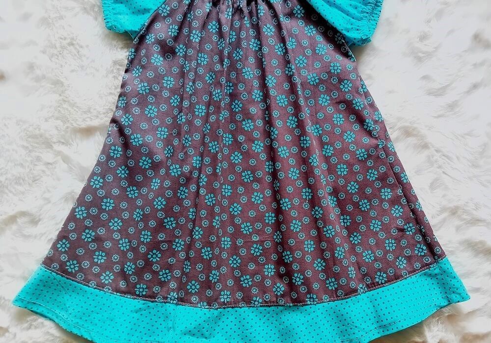 Baby Sommerkleid BLUMEN in Gr. 74/80