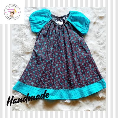 Baby Sommerkleid BLUMEN in Gr. 74/80