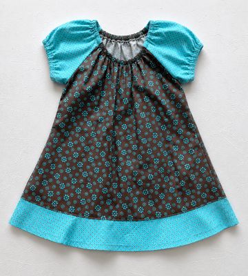 Baby Sommerkleid BLUMEN in Gr. 74/80