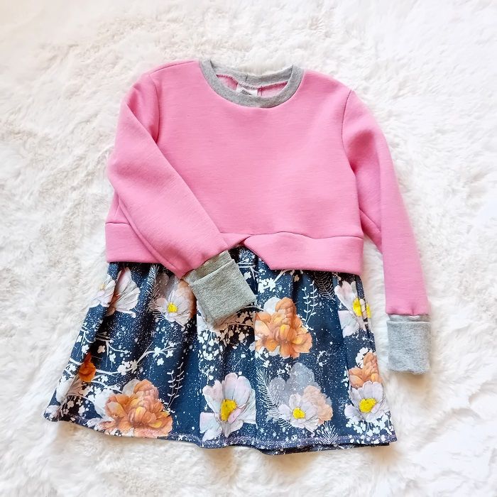 Girly Sweater BLUMEN in Gr. 110