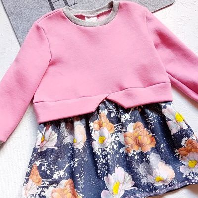Girly Sweater BLUMEN in Gr. 110