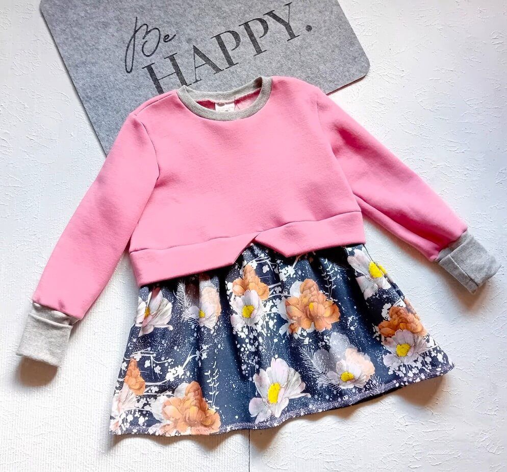 Girly Sweater  BLUMEN in Gr. 110