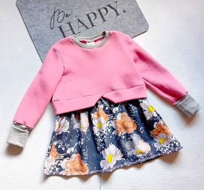Girly Sweater BLUMEN in Gr. 110 Girly Sweater BLUMEN in Gr. 110