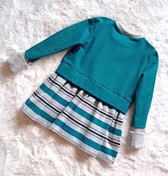 Girly Sweater STREIFEN in Gr. 110