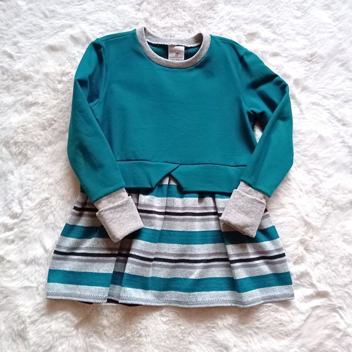 Girly Sweater STREIFEN in Gr. 110