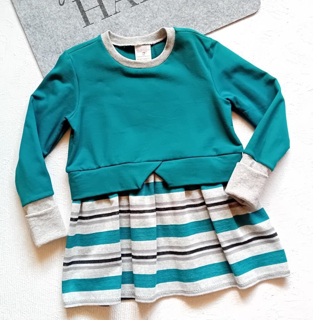 Girly Sweater STREIFEN in Gr. 110