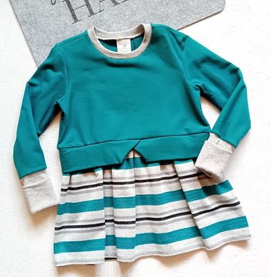 Girly Sweater STREIFEN in Gr. 110 Girly Sweater STREIFEN in Gr. 110