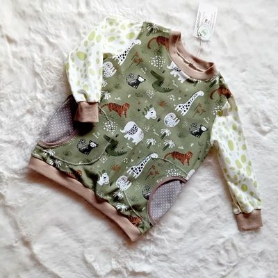 Jungen Pullover DSCHUNGEL in Gr. 98/104