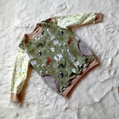 Jungen Pullover DSCHUNGEL in Gr. 98/104