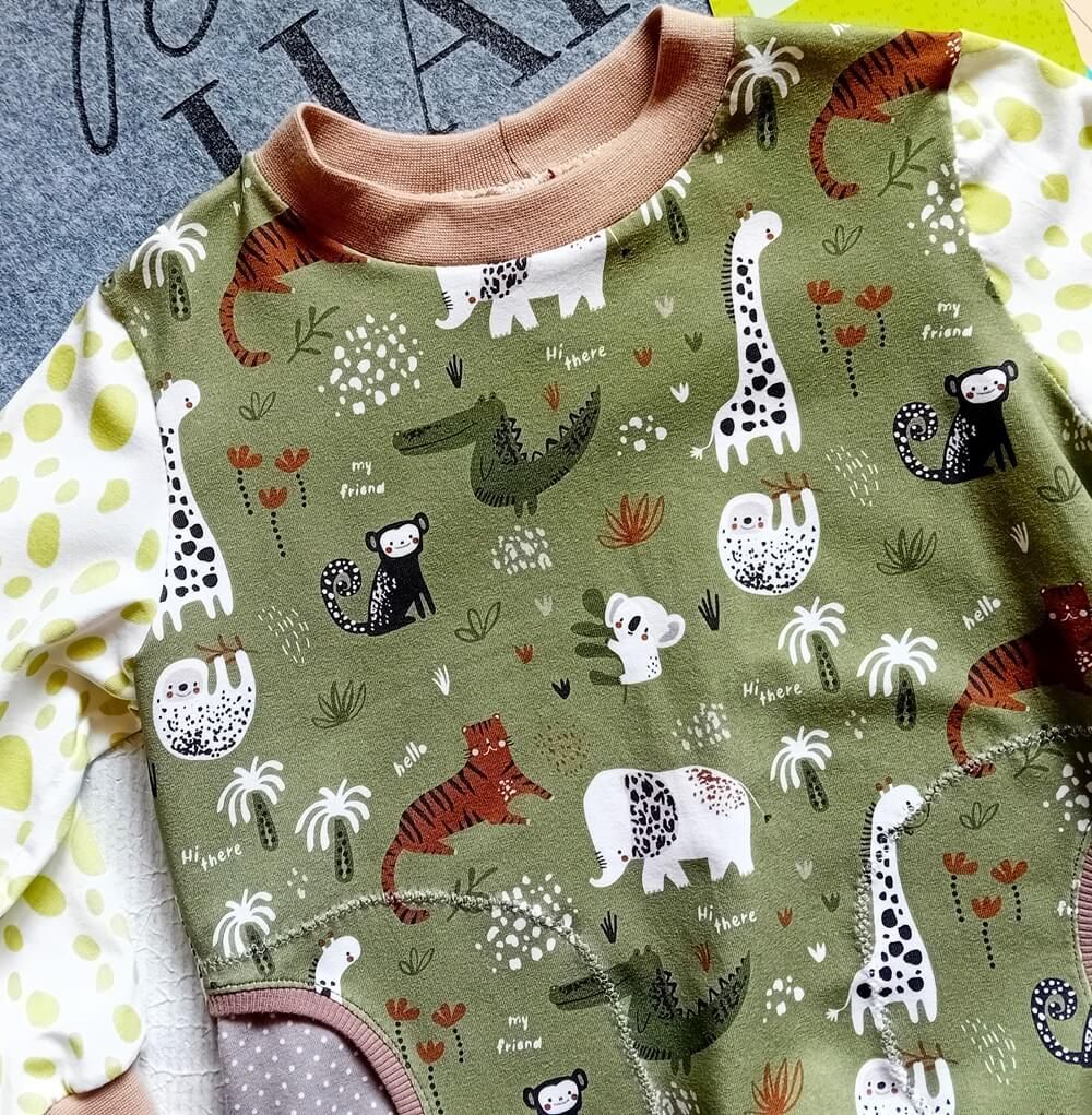 Jungen Pullover DSCHUNGEL in Gr. 98/104