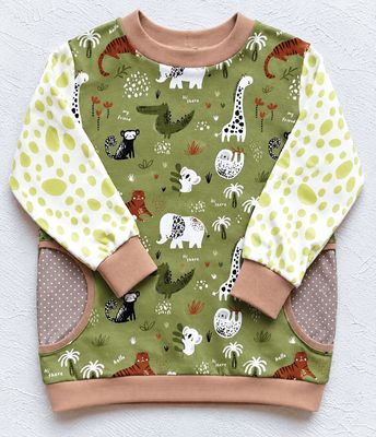 Jungen Pullover DSCHUNGEL in Gr. 98/104