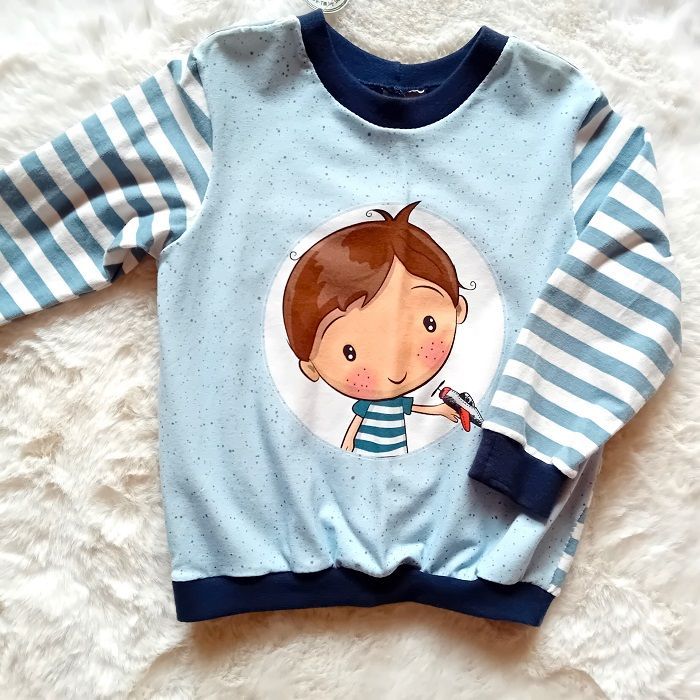 Jungen Pullover PANEL JUNGE in Gr. 92