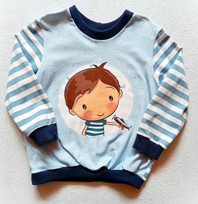 Jungen Pullover PANEL JUNGE in Gr. 92