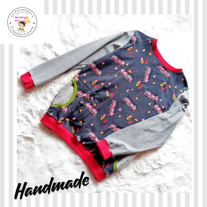 Jungen Pullover  FEUERWEHR in Gr. 134/140