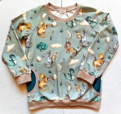 Jungen Pullover FLUGDRACHEN in Gr. 116