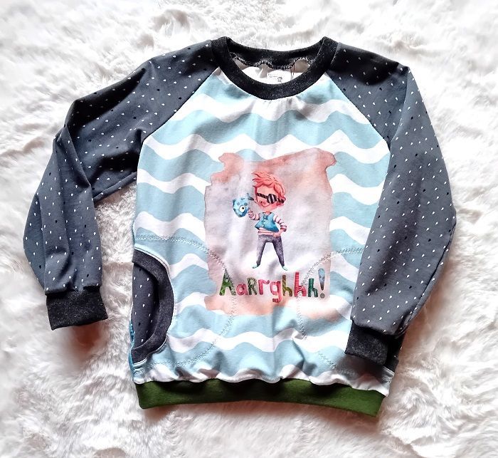 Jungen Pullover PIRAT in Gr. 110