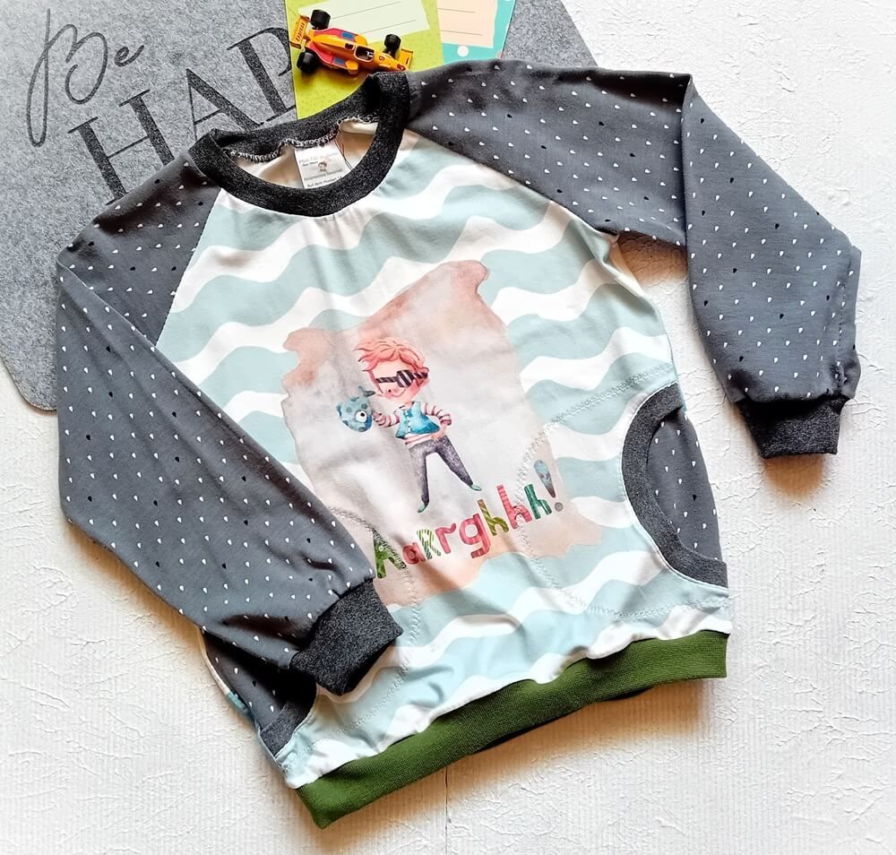 Jungen Pullover PIRAT in Gr. 110