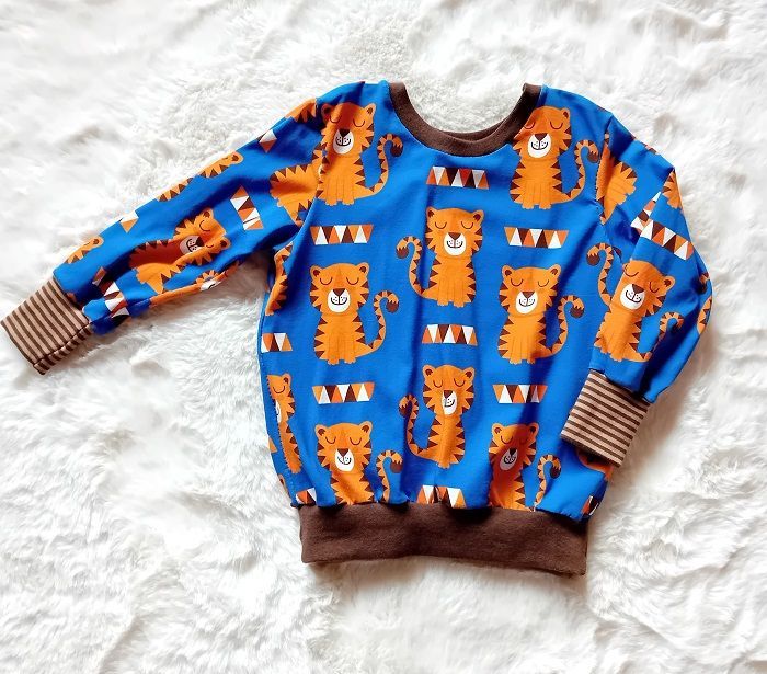 Jungen Pullover ZIRKUS TIGER in Gr. 92