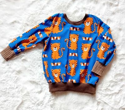 Jungen Pullover  ZIRKUS TIGER in Gr. 92