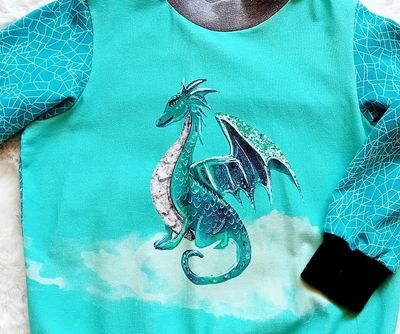 Jungen Pullover DRACHE in Gr. 98