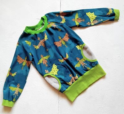 Jungen Pullover DRACHENFLUG in Gr. 110/116