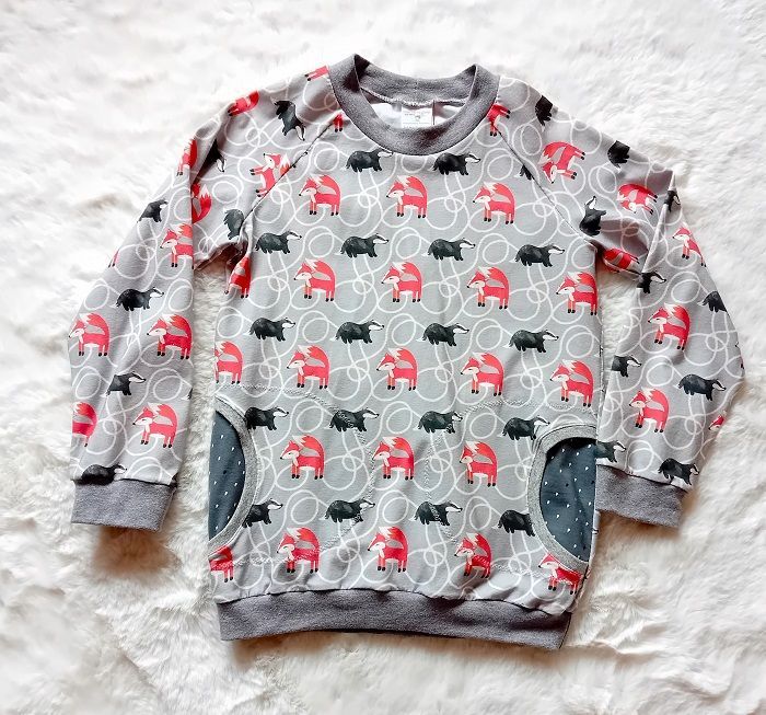Jungen Pullover FUCHS & DACHS in Gr. 128