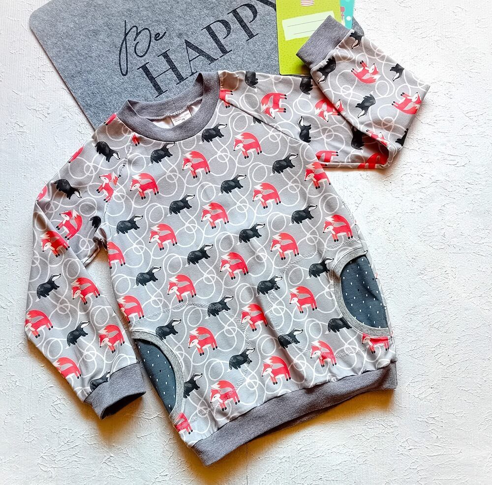 Jungen Pullover FUCHS & DACHS in Gr. 128