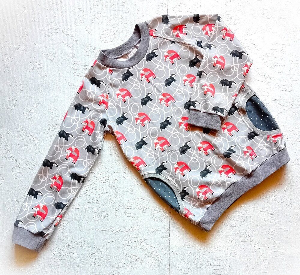 Jungen Pullover FUCHS & DACHS in Gr. 128