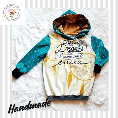 Kapuzenpullover Kinder CATCH MY DREAMS in Gr. 98/104