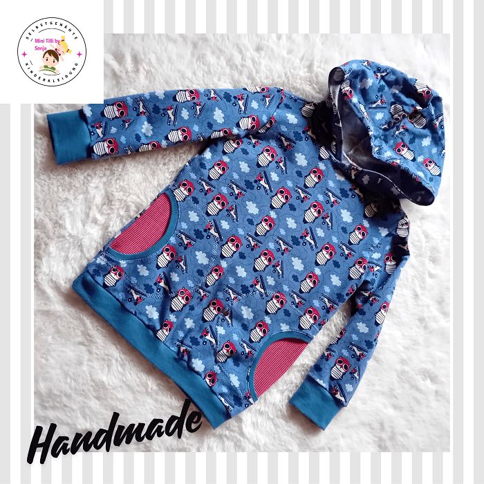 Kapuzenpullover Jungen BRUCHPILOTEN in Gr. 110/116