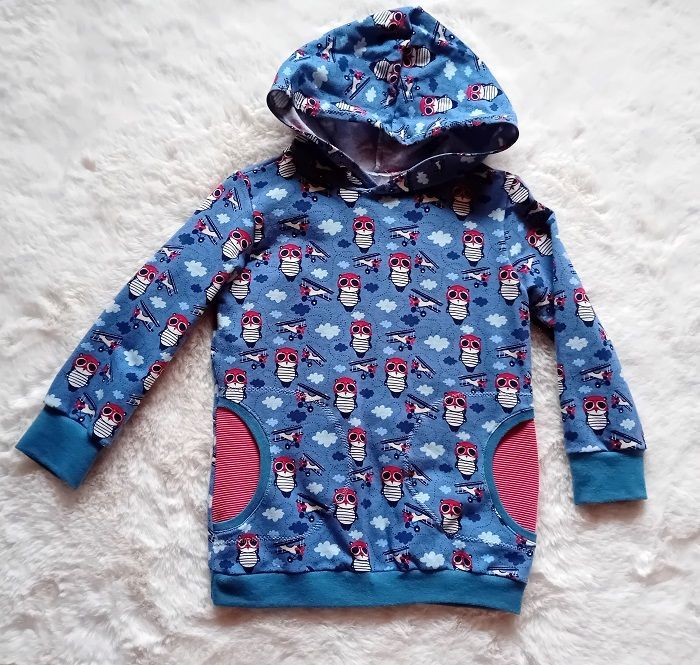 Kapuzenpullover Jungen BRUCHPILOTEN in Gr. 110/116