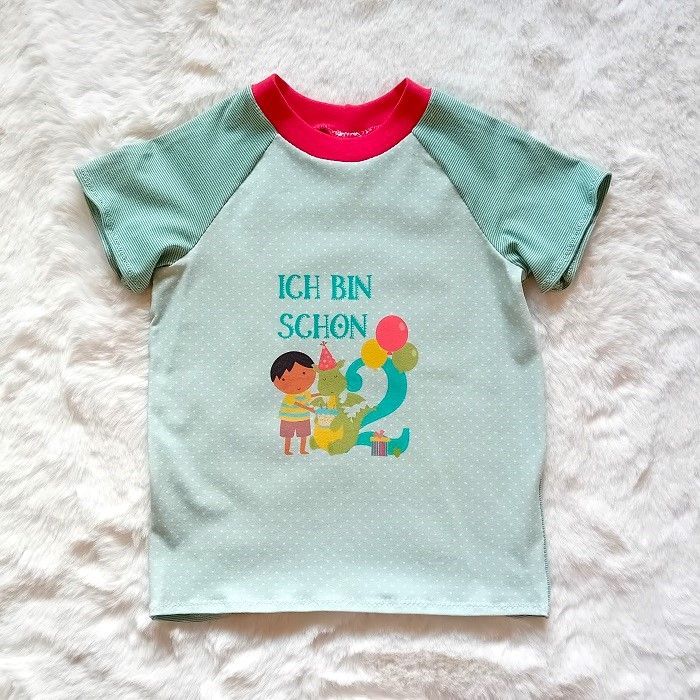 Kinder T-Shirt *2. GEBURTSTAG* in Gr. 98