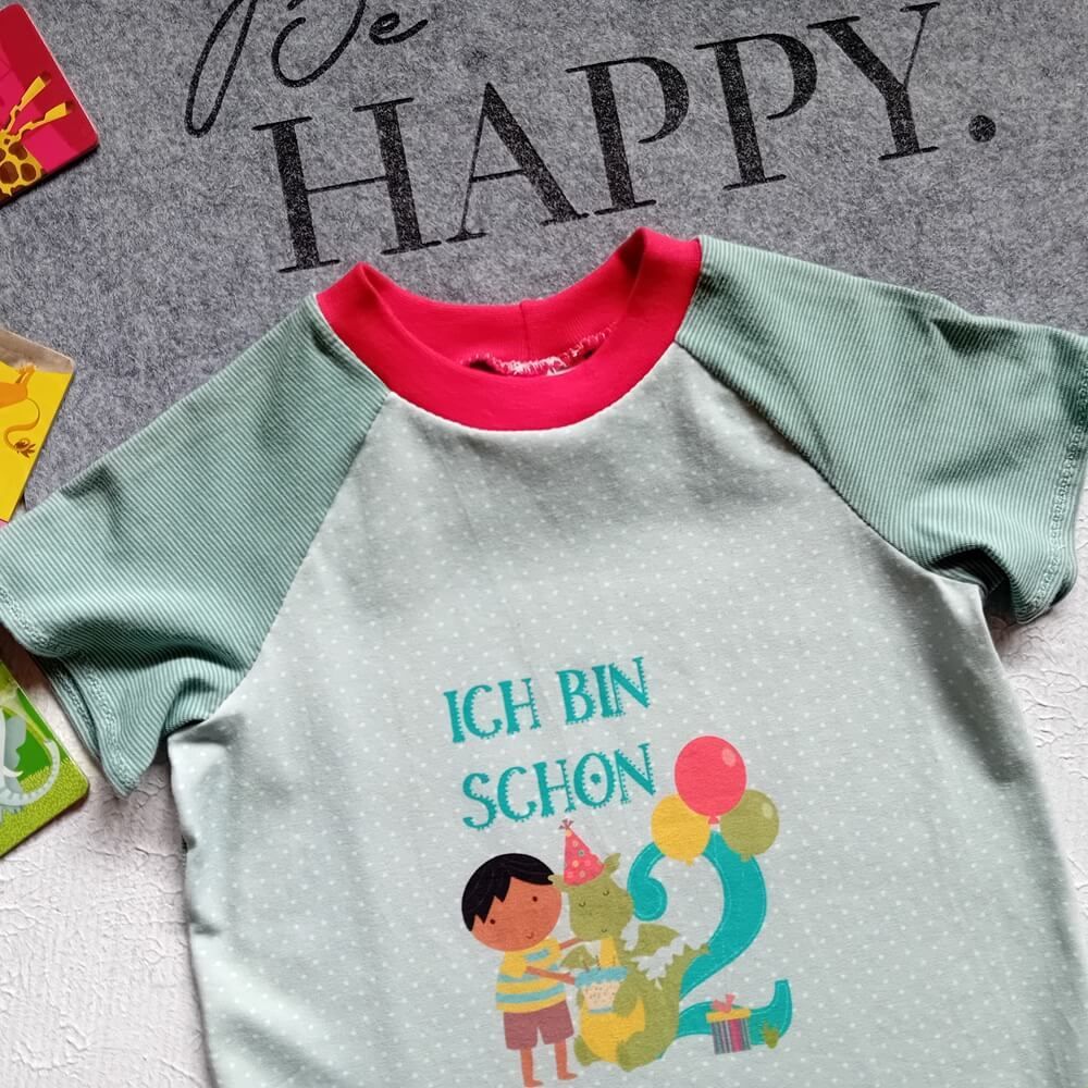 Kinder T-Shirt *2. GEBURTSTAG* in Gr. 98