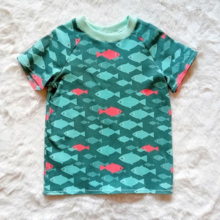 Kinder T-Shirt FISCHE in Gr. 104 und 122