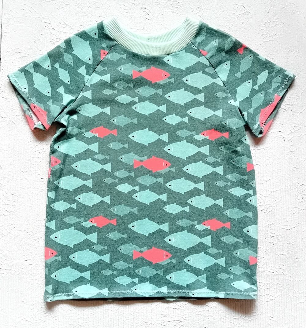 Kinder T-Shirt FISCHE in Gr. 104 und 122