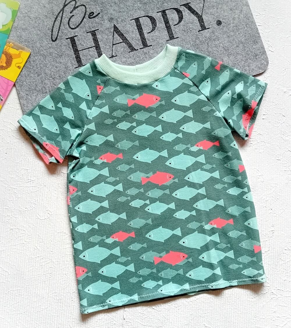 Kinder T-Shirt FISCHE in Gr. 104 und 122