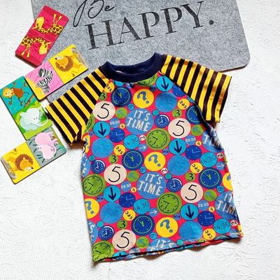 Kinder T-Shirt UHREN in Gr. 98 - 116 Kinder T-Shirt UHREN in Gr. 98 - 116