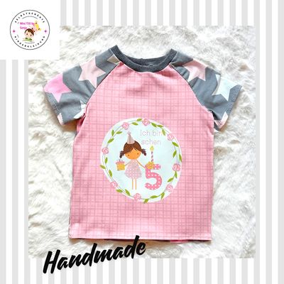 Kinder T-Shirt *5. GEBURTSTAG* in Gr. 110