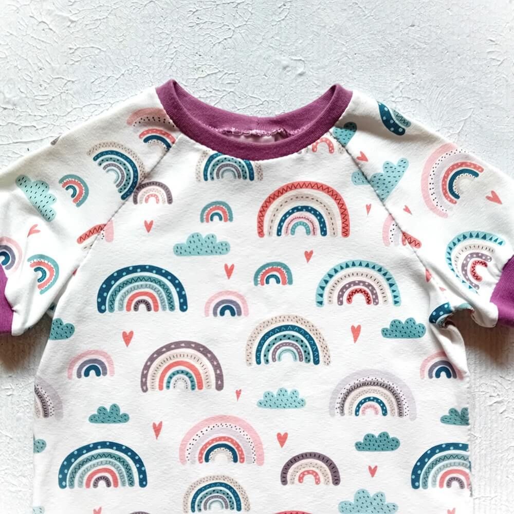 Kinder T-Shirt REGENBOGEN in Gr. 86