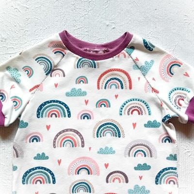 Kinder T-Shirt REGENBOGEN in Gr. 86