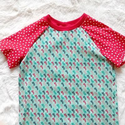Kinder T-Shirt ROSEN in Gr. 122