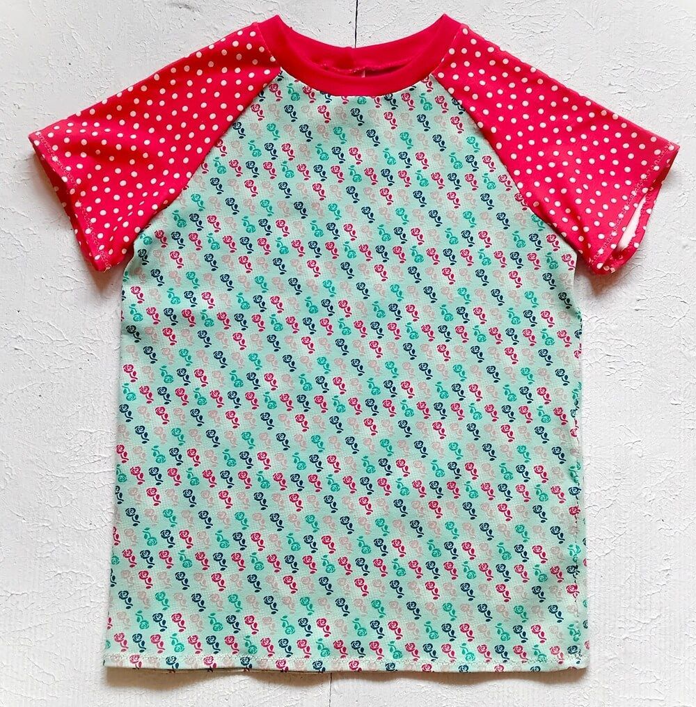Kinder T-Shirt ROSEN in Gr. 122