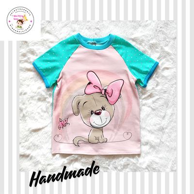 Kinder T-Shirt HUNDE GIRLY in Gr. 104