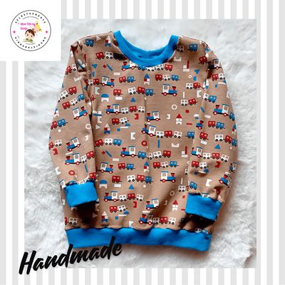 Jungen Pullover EISENBAHN in Gr. 92