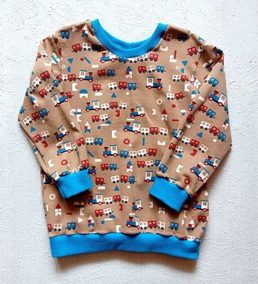 Jungen Pullover EISENBAHN in Gr. 92