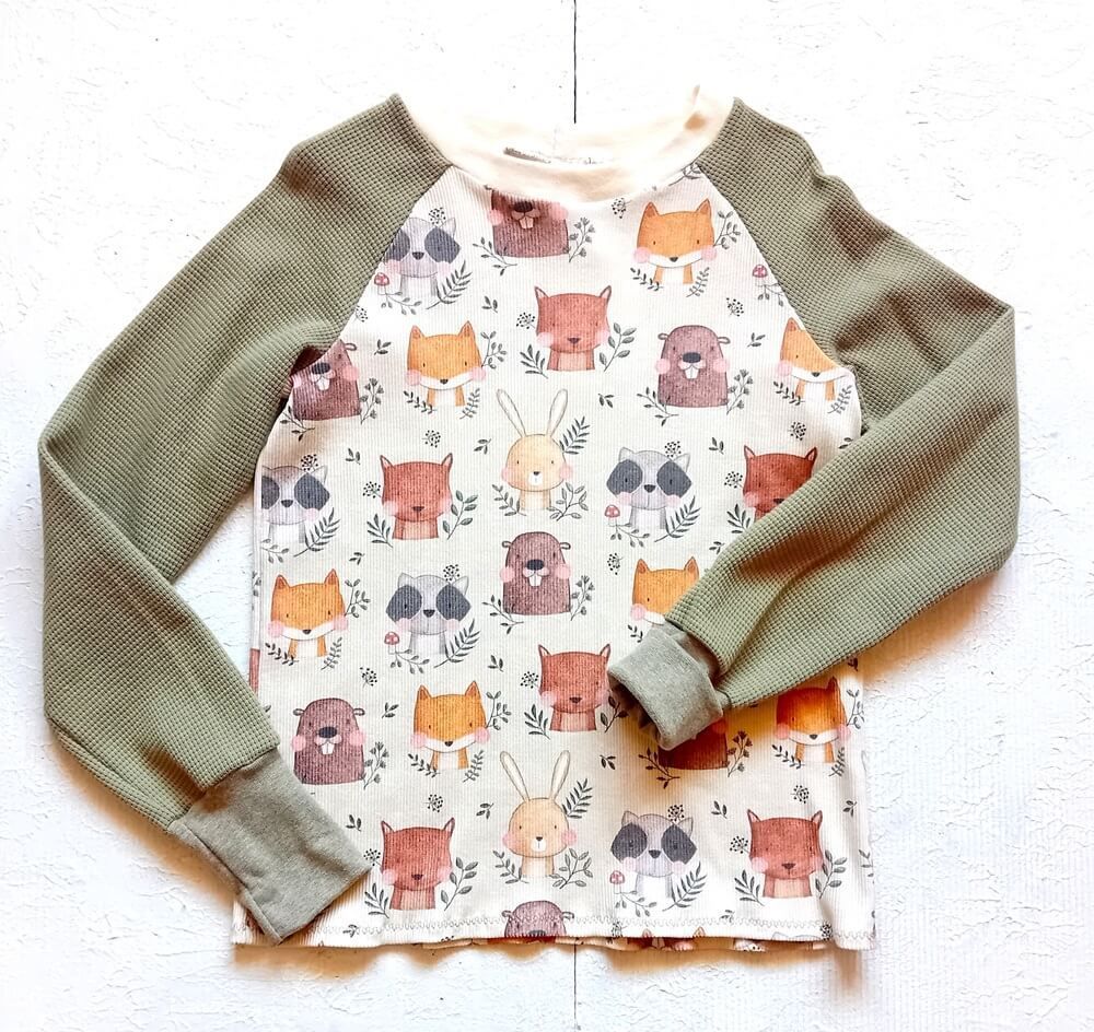 Langarmshirt Kinder WALDLIEBE in Gr. 128