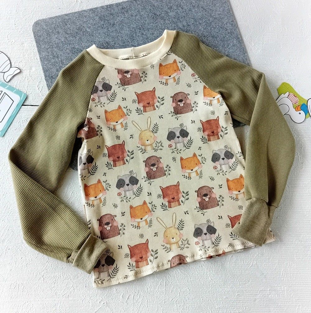 Langarmshirt Kinder WALDLIEBE in Gr. 128