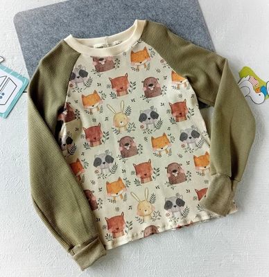 Langarmshirt Kinder WALDLIEBE in Gr. 128